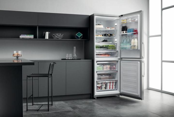 Produktbild Hotpoint HA70BE 72 X Kühl-Gefrierkombination Freistehend 444 L E Edelstahl (462 l)