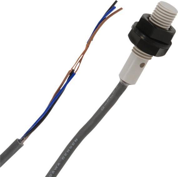 Omron Induktiver Sensor Schliesserkontakt (im Normalzustand geöffn.) 600Hz 30V 17mA 5mm Kabel, 2 m IP67 (Sensor)