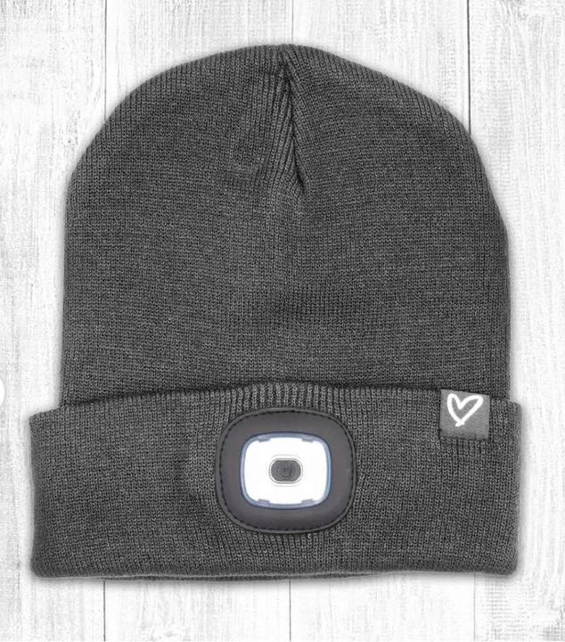 Actual product image Soulhorse LED-Beanie Storm Grey (One size)