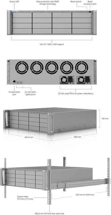 Actual product image Ubiquiti Enterprise Protect Recorder UniFi ENVR (Network Video Recorder (NVR))