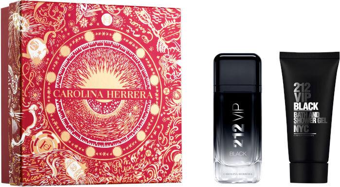 Actual product image Carolina Herrera 212 Vip Black Set (M) EDP 100ml + SG 100ml (Perfume set)