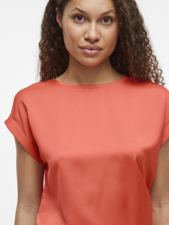 Actual product image Vila Round neckline top with short sleeves (44)