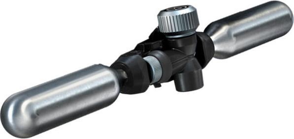 Actual product image PRO Co2 holder Smart Suitable for 2 cartridges+1 inflator