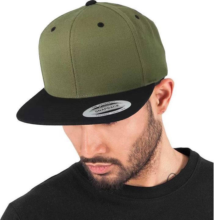 Actual product image Yupoong The Classic baseball cap two-coloured (One size)