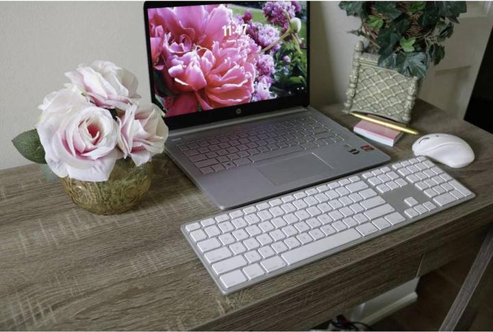 Actual product image Matias Wireless USB-C Keyboard Mac german silver (FK416DCS-DE) (DE, Wireless)