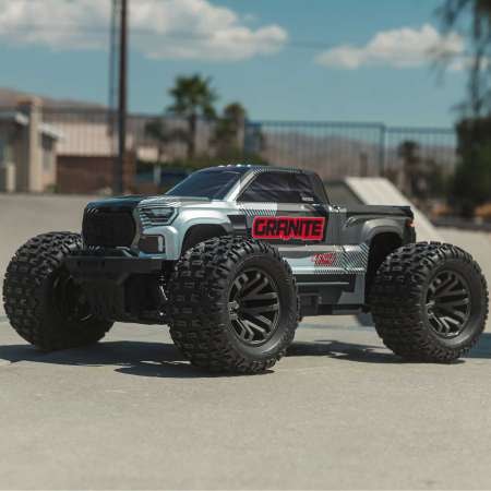 Actual product image Arrma M.TRUCK GRANITE BLX 1:10 4WD EP RTR 223S BLX Brushless - Gun Metal w/DSC (ARR Almost Ready to Run)