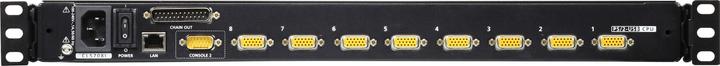 Produktbild Aten CL5708IN CH KVM over IP Switch 8-Port 19"-LCD (PS/2-USB VGA) CH-Layout