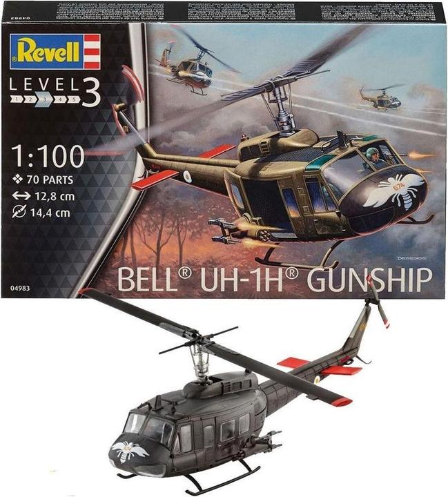 Actual product image Revell Bell UH-1H Gunship