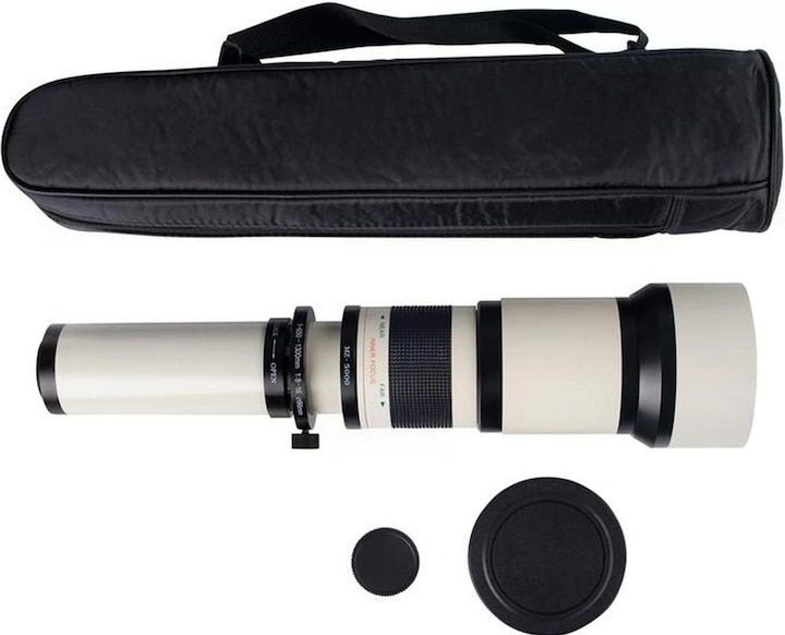 Actual product image Dörr Zoom lens 650-1300mm T2 - White (T2, full size)