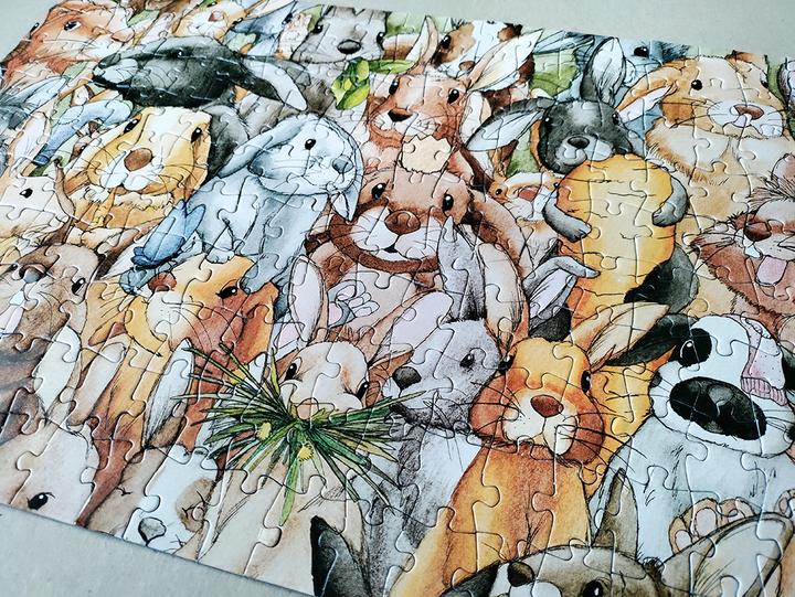 Image du produit Tactic Puzzle Lapins, 200 pièces. (200 pièces)