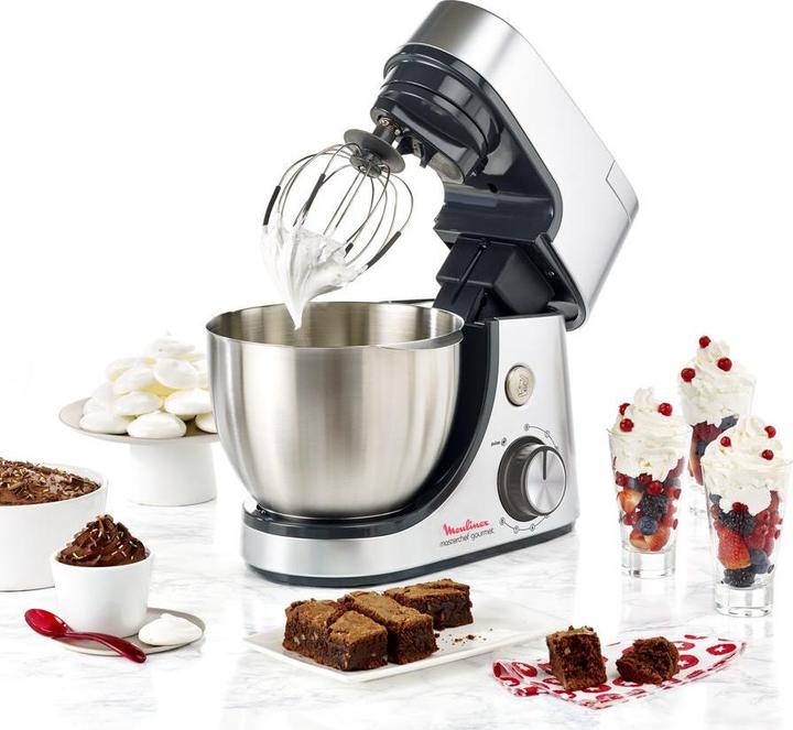 Immagine prodotto Moulinex Masterchef Gourmet Stand Mixer 4,6l silver (1100 W)