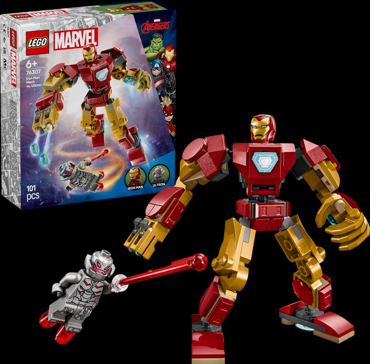 Produktbild LEGO Iron Man Mech vs. Ultron (76307, LEGO Marvel)