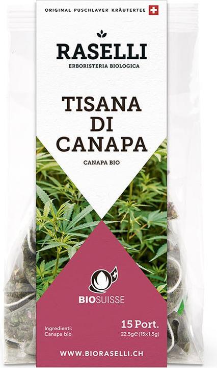 Produktbild Raselli Bio-K Hanftee a 15 Pyramidenbeuteln (22.50 g)