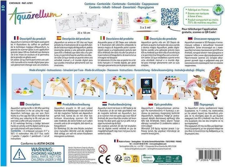 Produktbild Sentosphere Aquarellum Live 3D Pferde