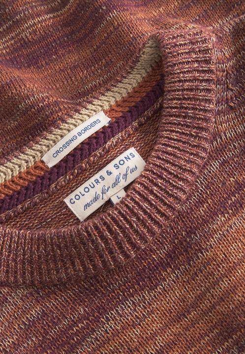 Actual product image Colours & Sons Roundneck mouliné jumper (XL)