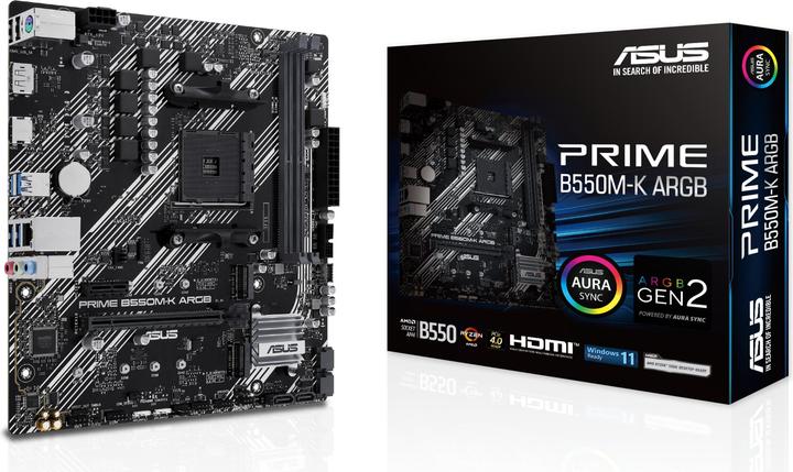ASUS B550M-K (AM4, AMD B550, mATX)