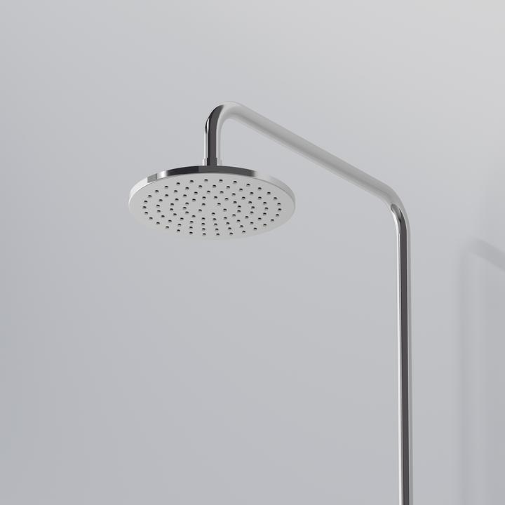 Actual product image Steinberg Compleet met thermostaatkraan, met regendouche en handdouche, draaibare en in hoogte verstelbare reg