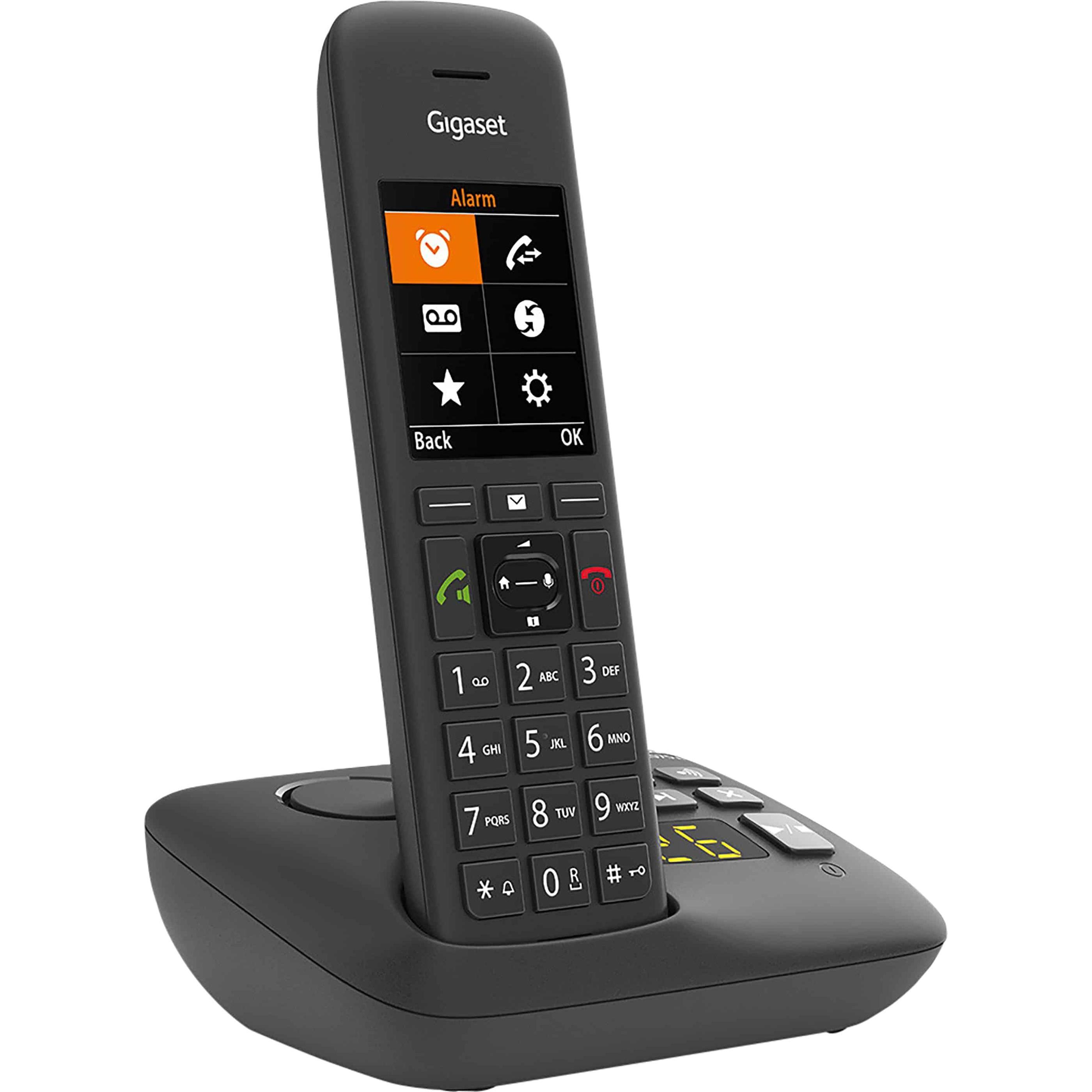 Gigaset C575 A (DE versie), Telefoon, Zwart