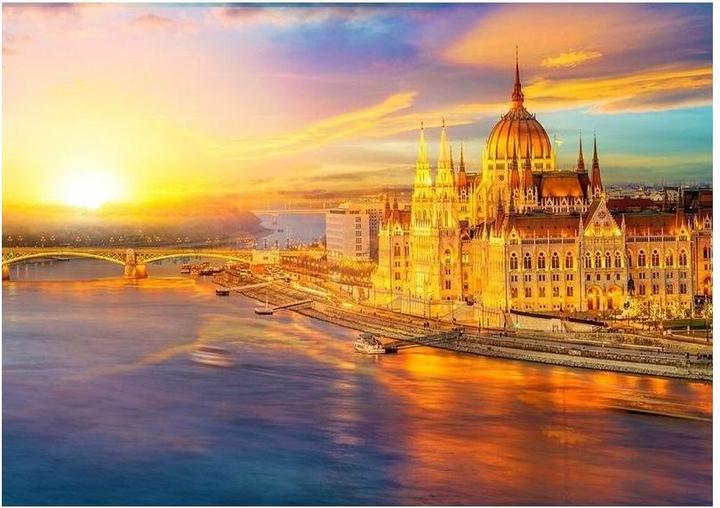 Image du produit Enjoy Puzzle ENJOY-1362 - Parlement hongrois au coucher du soleil, Budapest, puzzle, 1000 pièces (1000 pièces)