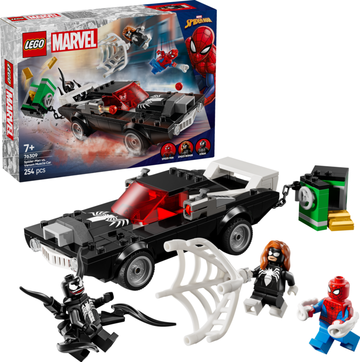 Actual product image LEGO Spider-Man vs. Venom Muscle-Car (76309, LEGO Marvel)