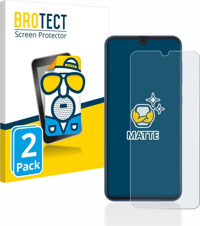 Actual product image BROTECT Anti-glare screen protector matt (2 Piece, Samsung Galaxy A50)