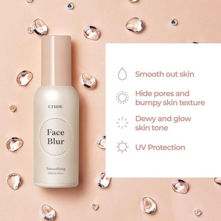 Actual product image Etude House ETUDE Face Blur Smoothing SPF 33 PA++ 21AD Coral Base Primer with Smoothing Effect and UV Protection