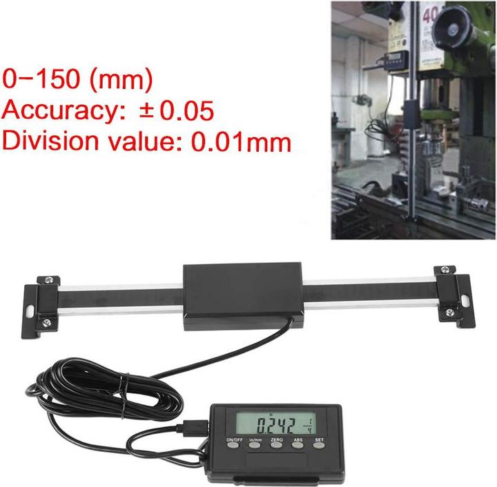 Immagine prodotto Vikye Linearmassstab mit Digitalanzeige (15 cm)