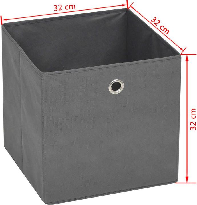 Actual product image vidaXL Aufbewahrungsbox (32 cm, 4x)