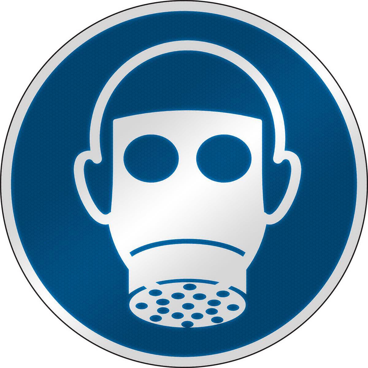 Brady, Sicherheitskennzeichnung, ISO-Sicherheitsschild - Atemschutz benutzen