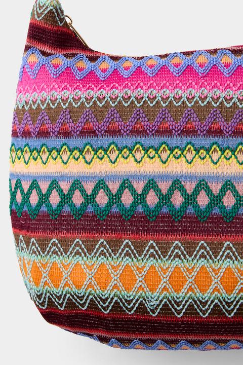 Immagine prodotto Joe Browns Knitted Boho Bag with Striped Design and Adjustable Strap