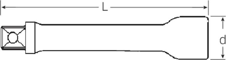 Actual product image Stahlwille Extension (1/2")