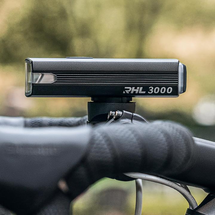 Image du produit Wozinsky Fahrrad-Frontlicht + USB-C-Kabel (3000 lm) - Schwarz (3000 lm)