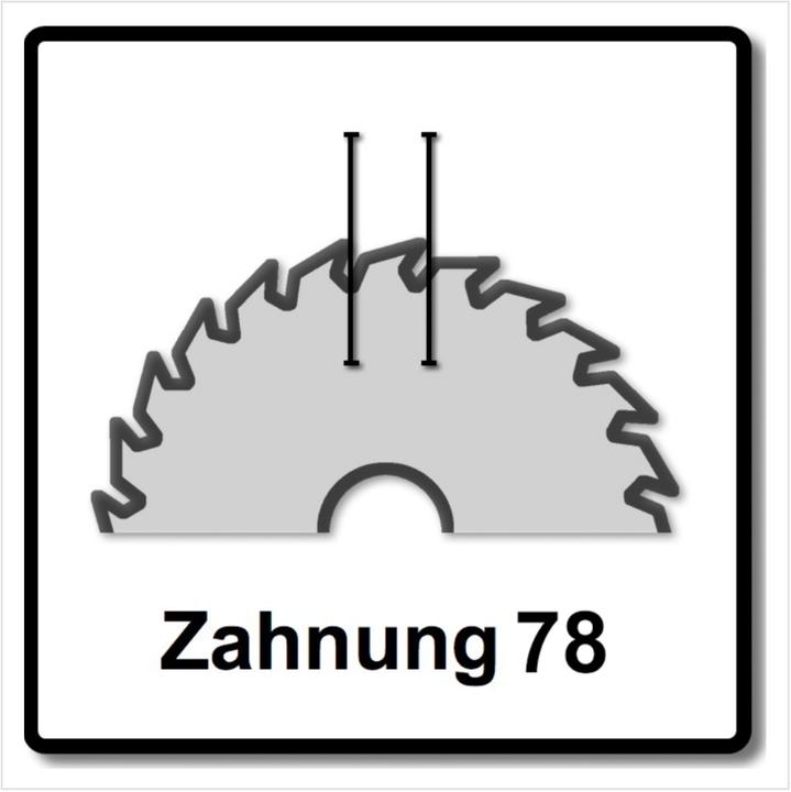 Produktbild Bosch Professional Zubehör Akku-Kreissägeblatt Expert for Laminated Panel, 254 x 2,6/1,8 x 30, 78 Zähne