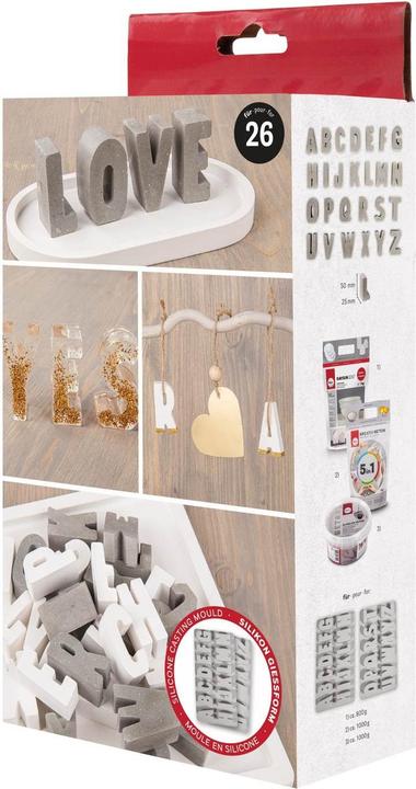 Produktbild Rayher Silikon Giessform ABC