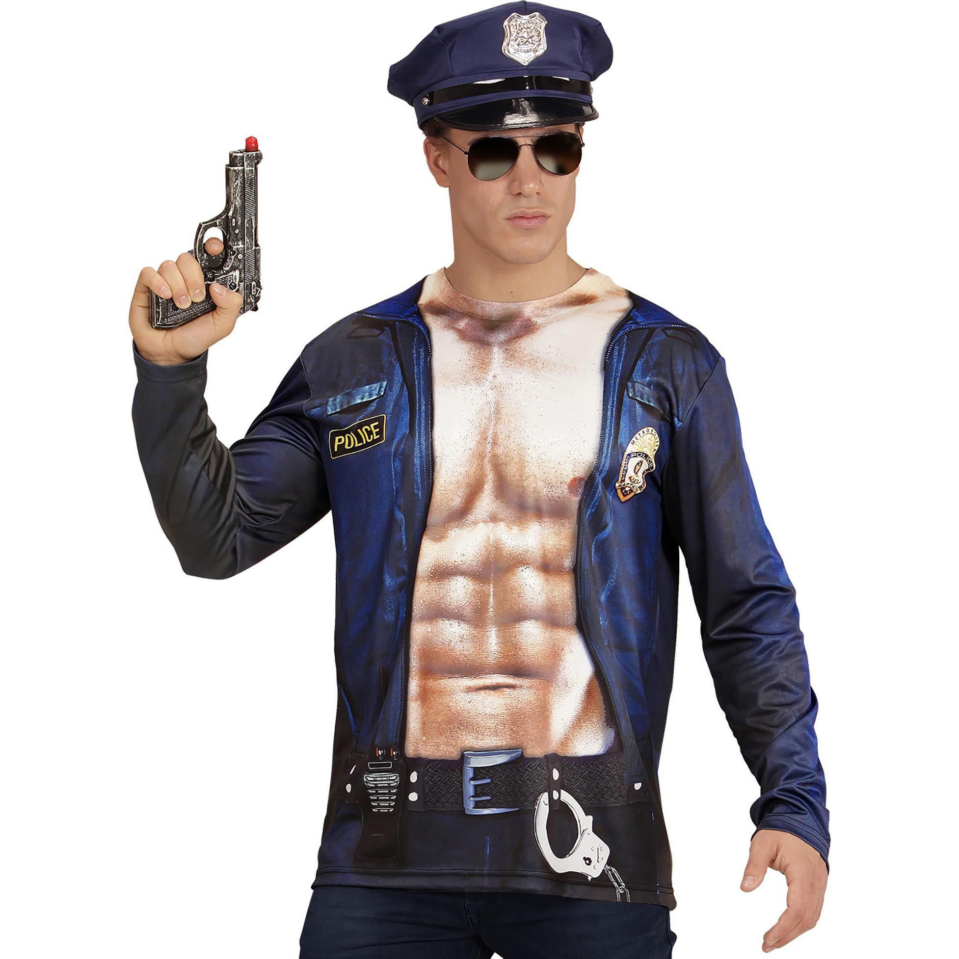 Widmann POLIZIST (in Fotosublimation bedrucktes Longsleeve), XL (XL)