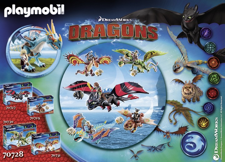 Actual product image Playmobil Dragon Racing: Astrid and Sturmpfeil (70728, Playmobil Dragons)