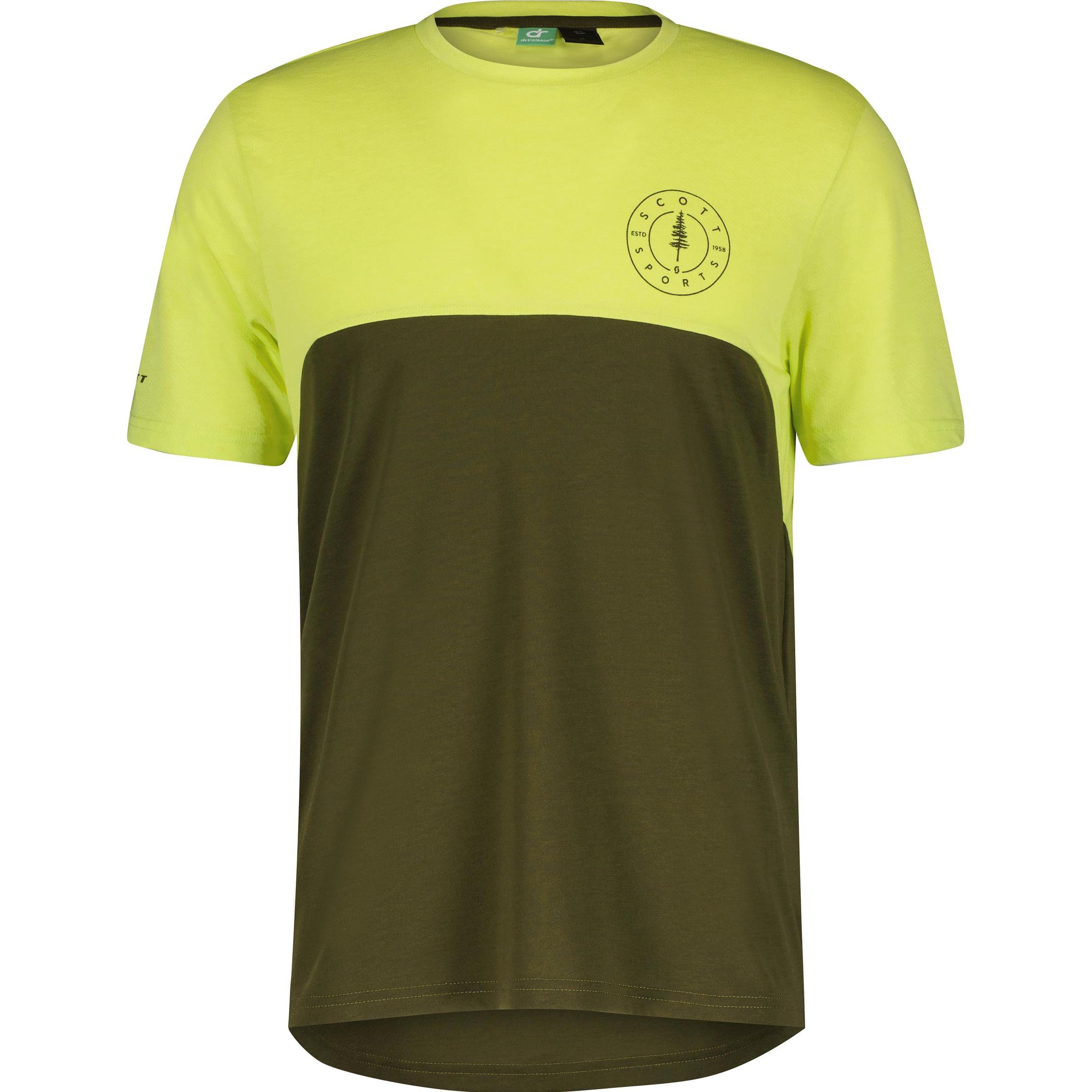 Thumbnail - Scott Sports, Herren, Velotrikot, Trail Flow Dri S/S (XL), Grün, XL