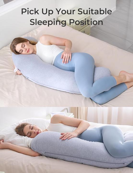 Produktbild Momcozy J Shaped Maternity Body Pillow (137 x 62 cm)