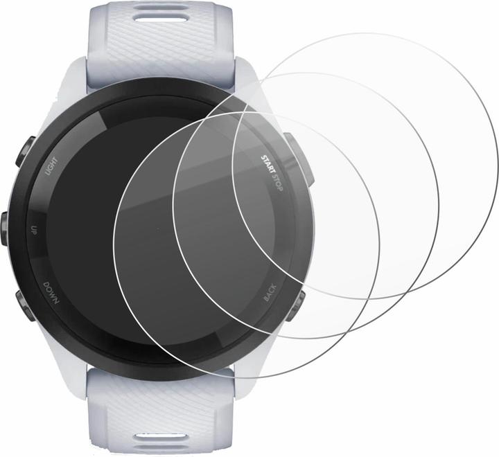 Immagine prodotto Savvies 3x Smart Glass – Hybrid Glass Pellicola in vetro 9H per Garmin Forerunner 265 (46 mm)