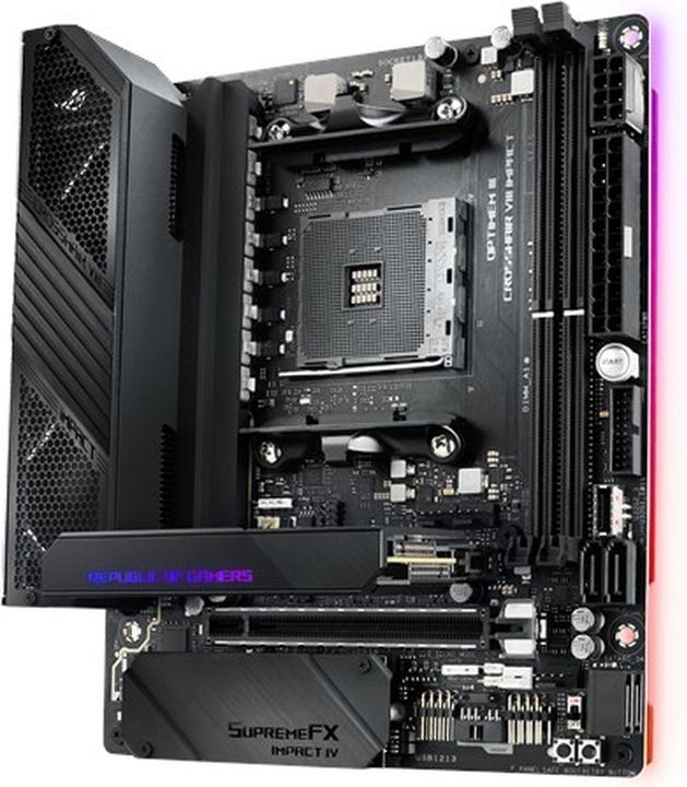 Actual product image ASUS ROG Crosshair VIII Impact (AM4, AMD X570, Mini-DTX)