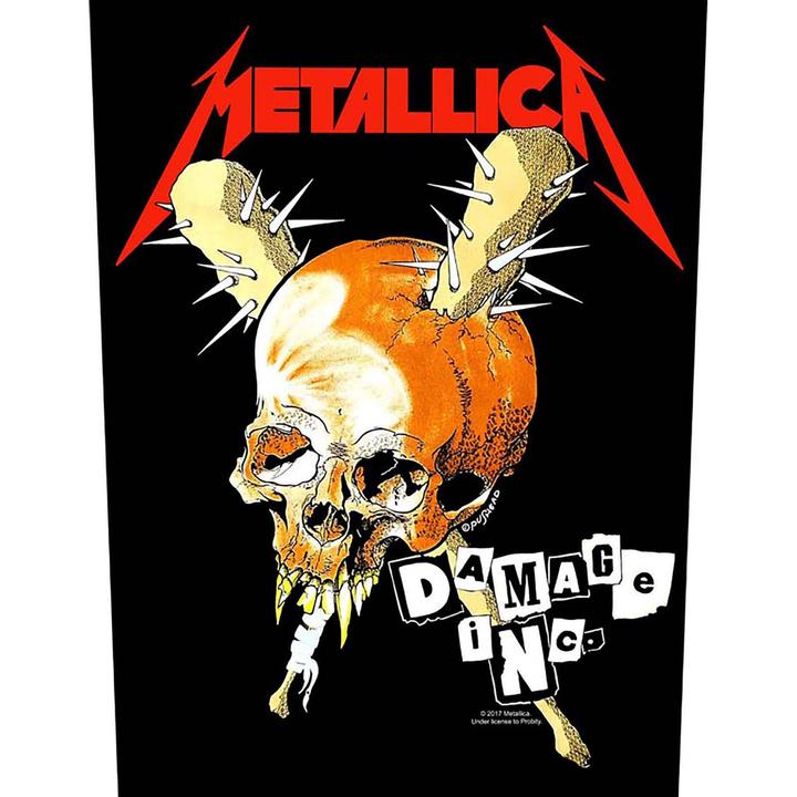 Actual product image Metallica Damage Inc Patch (36 x 30 cm)