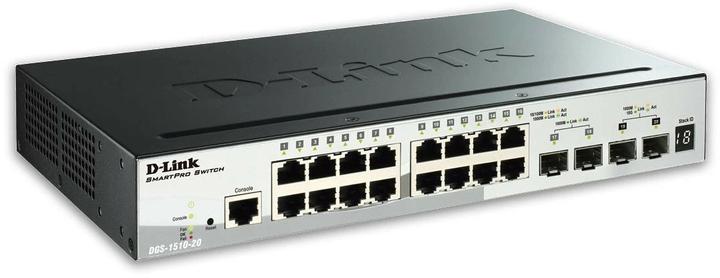 Productafbeelding D-Link DGS-1510-20 netwerkschakelaar (20 ports)