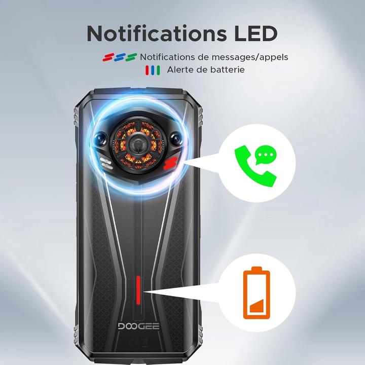 Produktbild Doogee S Punk Pro (512 GB, Silber, 6.60", Dual SIM, 4G)