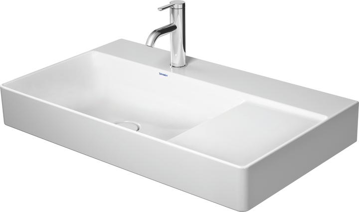Produktbild Duravit Waschtisch DURASQUARE o ÜL m HLB Be li 800x470mm o HL weiss (470 mm, 800 mm)