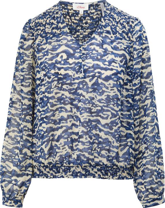 Produktbild S.Oliver Bluse Chiffonbluse mit Allover-Print (40)