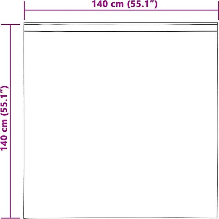 Produktbild VidaXL Dunkelgrüne Vorhänge (140 x 140 cm)
