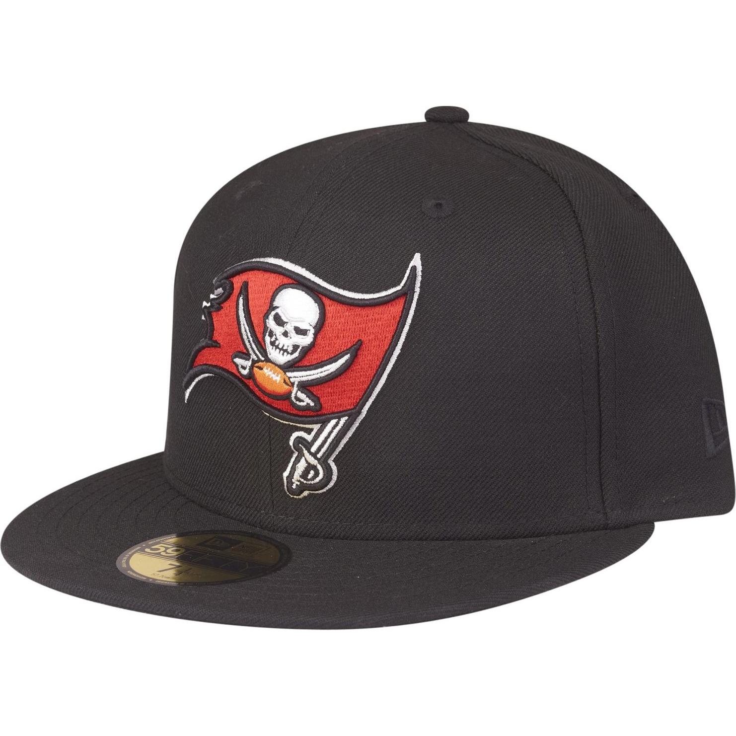 New Era, Herren, Cap, 59Fifty NFL Tampa Bay Buccaneers, Schwarz, (6 7/8)