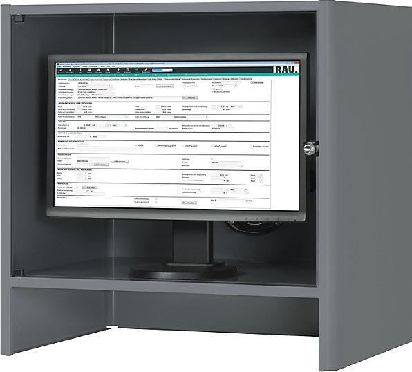 Produktbild RAU Monitorgehäuse mit integriertem Aktivlüfter (71 cm, 72 cm)