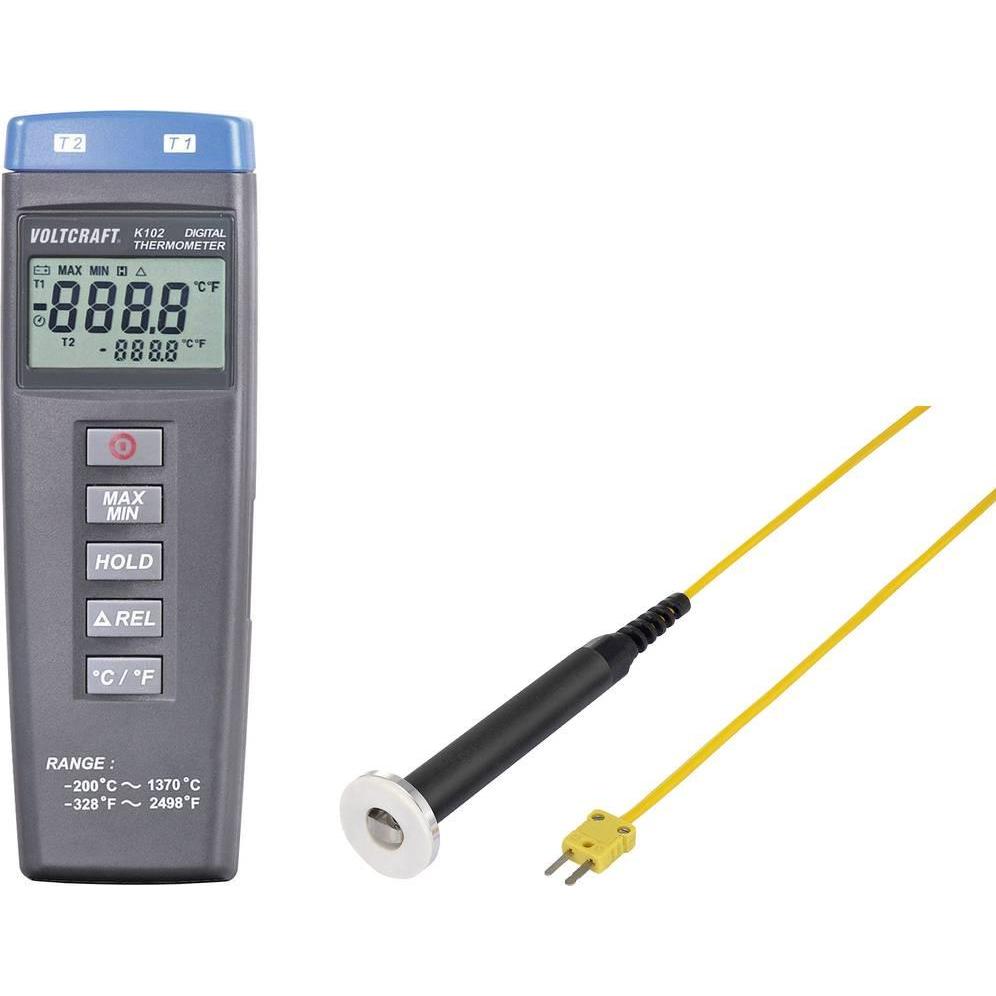 Voltcraft, Detektor, Digital-Thermometer + Oberflächenfühler