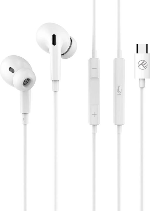 Produktbild Tellur Attune in-ear headphones Type-C white (Kabelgebunden)